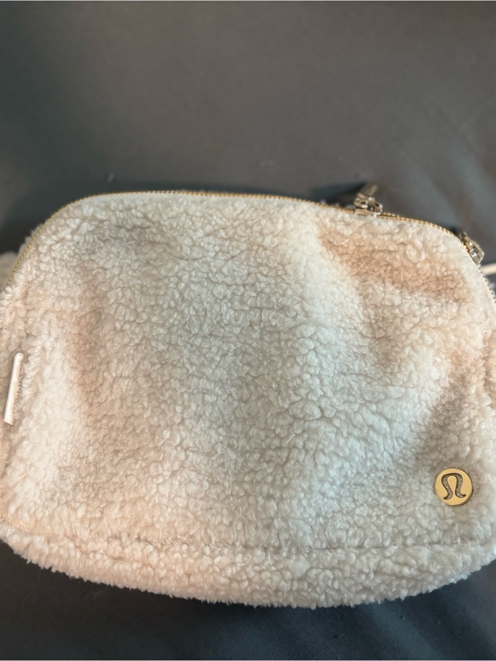Lululemon Everywhere Belt Bag Large 2L fleece Sherpa ivory cream color